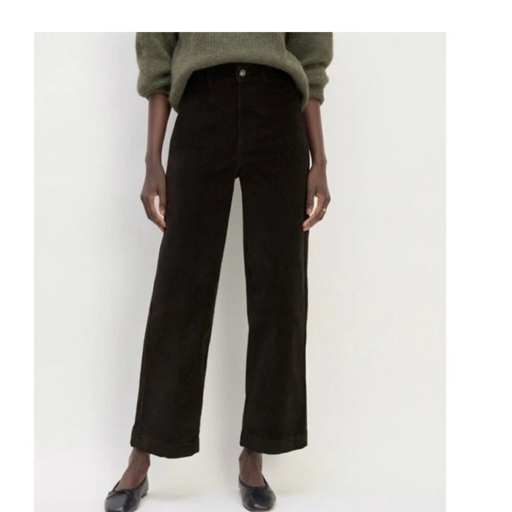 Everlane The‎ Corduroy Wide-Leg Pant Size 4 Black